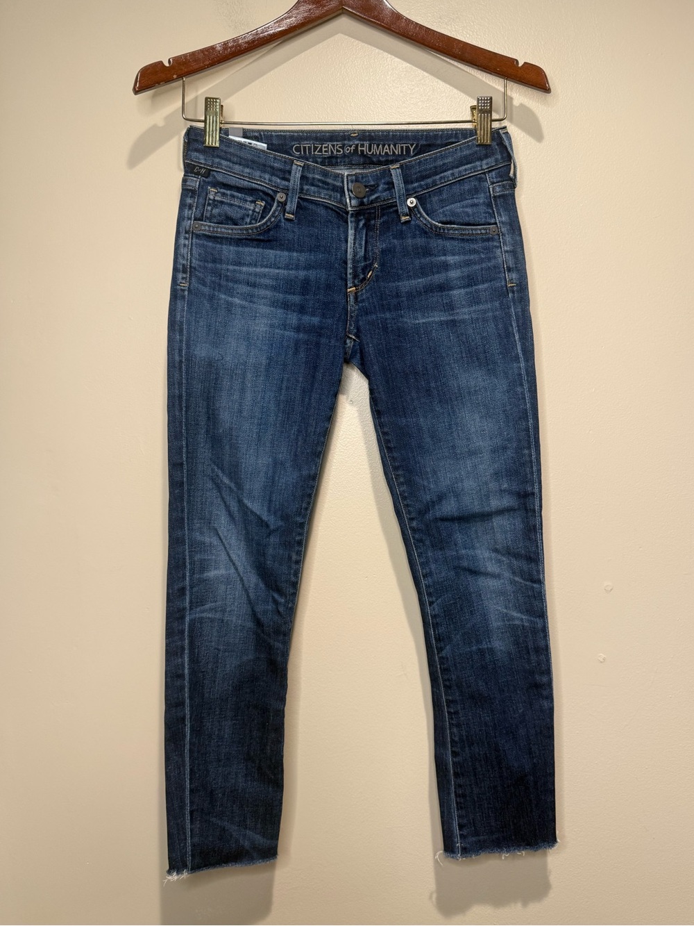CITIZENS of HUMANITY Racer Low rise skinny jeans. Size 24